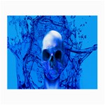 Alien Blue Glasses Cloth (Small) Front
