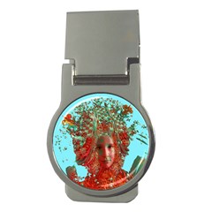 Flower Horizon Money Clip (round) by icarusismartdesigns