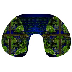 Binary Communication Travel Neck Pillow by StuffOrSomething