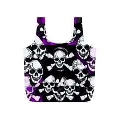 Purple Haze Skull And Crossbones  Reusable Bag (s) by OCDesignss