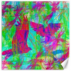 Birds In Flight Canvas 16  X 16  (unframed) by icarusismartdesigns