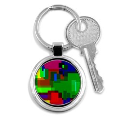 Pattern Key Chain (round) by Siebenhuehner