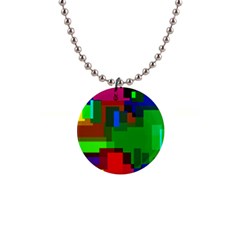 Pattern Button Necklace by Siebenhuehner
