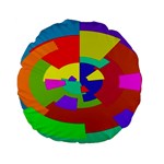 Pattern Standard Flano Round Cushion  Front