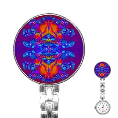 Abstract Reflections Stainless Steel Nurses Watch by icarusismartdesigns