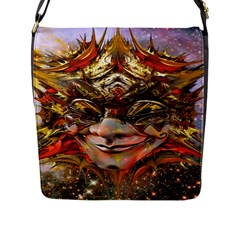 Star Clown Flap Closure Messenger Bag (large) by icarusismartdesigns