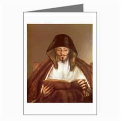 Anonymous Reading Greeting Card by AnonMart