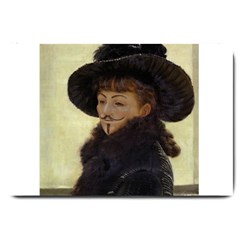 Kathleen Anonymous - James Tissot, 1877 Large Doormat by AnonMart