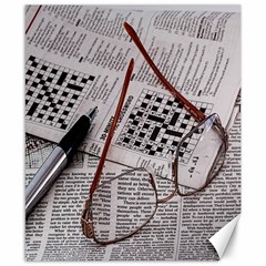 Crossword Genius Canvas 8  X 10  (unframed) by StuffOrSomething