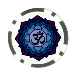 Ohm Lotus 01 Poker Chip by oddzodd