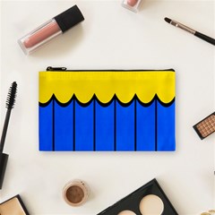 Colorful Curtain Cosmetic Bag (small) by LalyLauraFLM