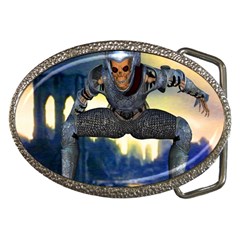 Wasteland Belt Buckle (oval) by icarusismartdesigns