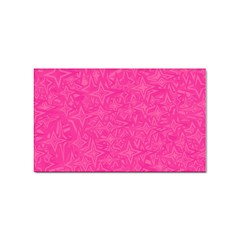 Abstract Stars In Hot Pink Sticker (rectangle) by StuffOrSomething
