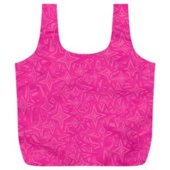 Abstract Stars In Hot Pink Reusable Bag (xl) by StuffOrSomething