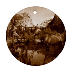 Native American Round Ornament by boho