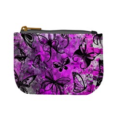 Butterfly Graffiti Coin Change Purse by ArtistRoseanneJones
