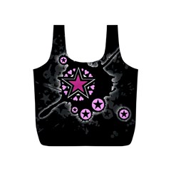 Pink Star Explosion Reusable Bag (s) by ArtistRoseanneJones