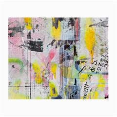 Graffiti Graphic Glasses Cloth (small, Two Sided) by ArtistRoseanneJones