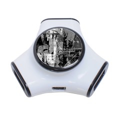 Urban Graffiti 3 Port Usb Hub by ArtistRoseanneJones