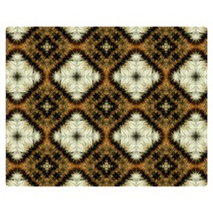Faux Animal Print Pattern Double Sided Flano Blanket (medium)  by GardenOfOphir
