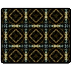 Faux Animal Print Pattern Fleece Blanket (medium)  by GardenOfOphir