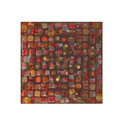 Floating Squares Satin Bandana Scarf by LalyLauraFLM
