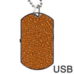 Sparkling Glitter Terra Dog Tag Usb Flash (two Sides)  by ImpressiveMoments