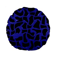 Purple Holes Standard 15  Premium Round Cushion  by LalyLauraFLM
