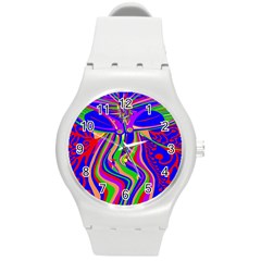 Transcendence Evolution Round Plastic Sport Watch (m) by icarusismartdesigns