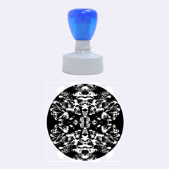 Abstract 4 Rubber Round Stamps (medium) by icarusismartdesigns
