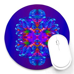 Abstract 5 Round Mousepads by icarusismartdesigns