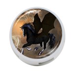 Awesome Dark Unicorn With Clouds 4-Port USB Hub (Two Sides)  Back
