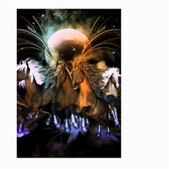 Wonderful Horses In The Universe Large Garden Flag (two Sides) by FantasyWorld7