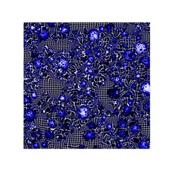 Sci Fi Fantasy Cosmos Blue Small Satin Scarf (square)  by ImpressiveMoments