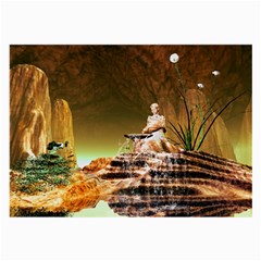 Wonderful Undergraund World Large Glasses Cloth (2-side) by FantasyWorld7