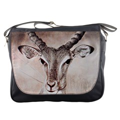 Antelope Horns Messenger Bags by TwoFriendsGallery