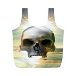 Skull Sunset Full Print Recycle Bags (M)  Front