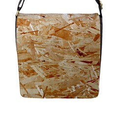 Osb Plywood Flap Messenger Bag (l)  by trendistuff