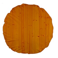 Honey Maple Large 18  Premium Round Cushions by trendistuff