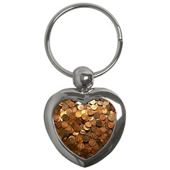 Us Coins Key Chains (heart)  by trendistuff