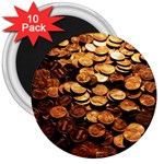 PENNIES 3  Magnets (10 pack)  Front