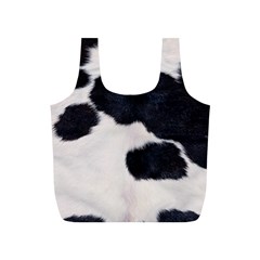 Spotted Cow Hide Full Print Recycle Bags (s)  by trendistuff