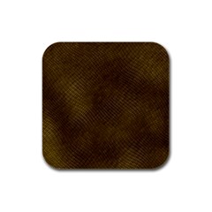 Reptile Skin Rubber Square Coaster (4 Pack)  by trendistuff
