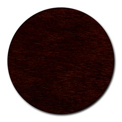 Reddish Brown Fur Round Mousepads by trendistuff