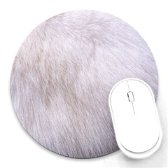 Rabbit Fur Round Mousepads by trendistuff