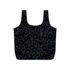 Black Leopard Print Full Print Recycle Bags (s)  by trendistuff