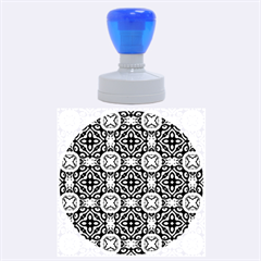 Faux Animal Print Pattern Rubber Round Stamps (large) by GardenOfOphir