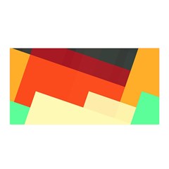 Miscellaneous Retro Shapes Satin Wrap by LalyLauraFLM