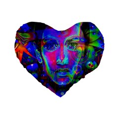 Night Dancer Standard 16  Premium Heart Shape Cushions by icarusismartdesigns