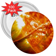 Solar Flare 2 3  Buttons (100 Pack)  by trendistuff